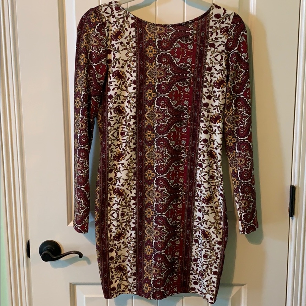 Fall body con dress